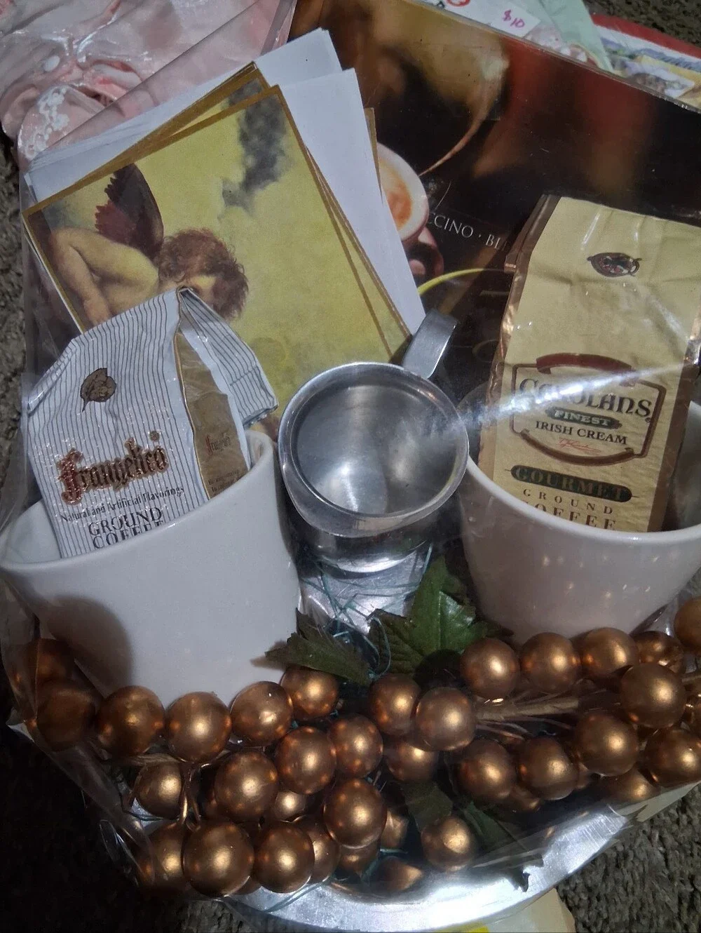 Coffee Gift Set with Gold Accents - Unbranded